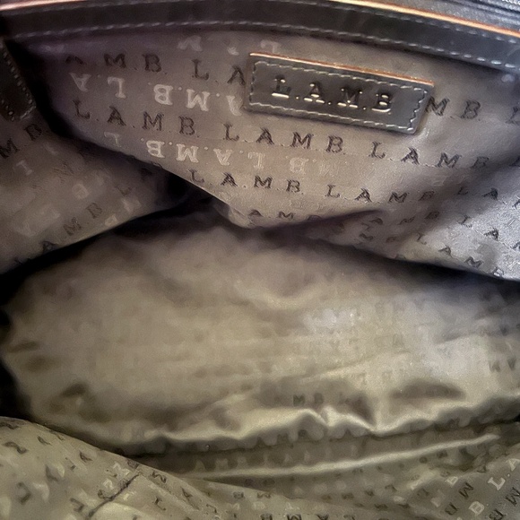 L.A.M.B. By Gwen Stefani Hemingford Satchel Black Vintage - Picture 6 of 16